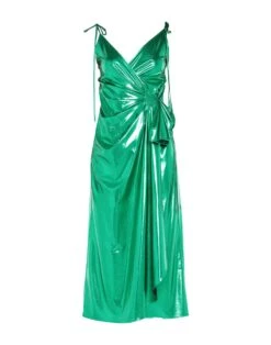 THE ATTICO Verde Vestito Midi