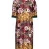 DOLCE & GABBANA Nocciola Vestito In Seta