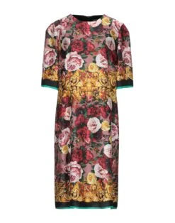 DOLCE & GABBANA Nocciola Vestito In Seta