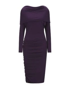 ROBERTO CAVALLI Viola Scuro Vestito Da Ufficio