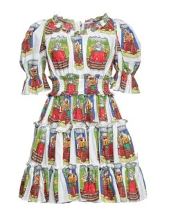 DOLCE & GABBANA Bianco Vestito Corto