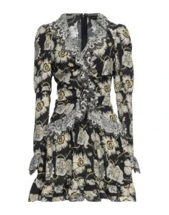 ETRO Nero Vestito Corto