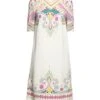 ETRO Bianco Vestito Midi 1 ETRO Bianco Vestito Midi -Marni Gabbana Outlet 15170579si 14 f