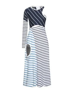 MARINE SERRE Blu Vestito Midi