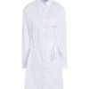 CALVIN KLEIN JEANS Bianco Vestito Chemisier 2 CALVIN KLEIN JEANS Bianco Vestito Chemisier -Marni Gabbana Outlet 15186329kc 14 f