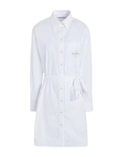 CALVIN KLEIN JEANS Bianco Vestito Chemisier