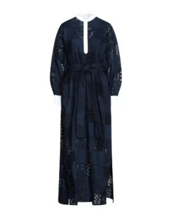TORY BURCH Blu Notte Vestito Lungo