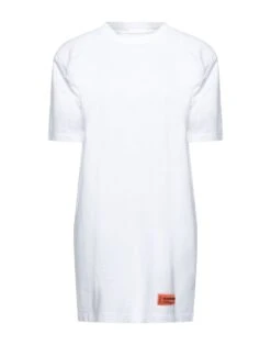 HERON PRESTON Bianco Vestito Corto