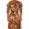 ZIMMERMANN Marrone Vestito Corto -Marni Gabbana Outlet 15210872xw 14 f