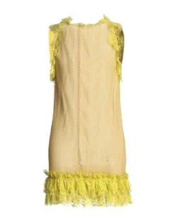 DSQUARED2 Verde Acido Vestito Corto