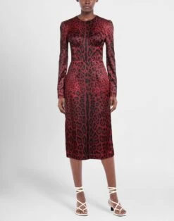 DOLCE & GABBANA Rosso Vestito Midi 5 DOLCE & GABBANA Rosso Vestito Midi -Marni Gabbana Outlet 15233238ek 14 e
