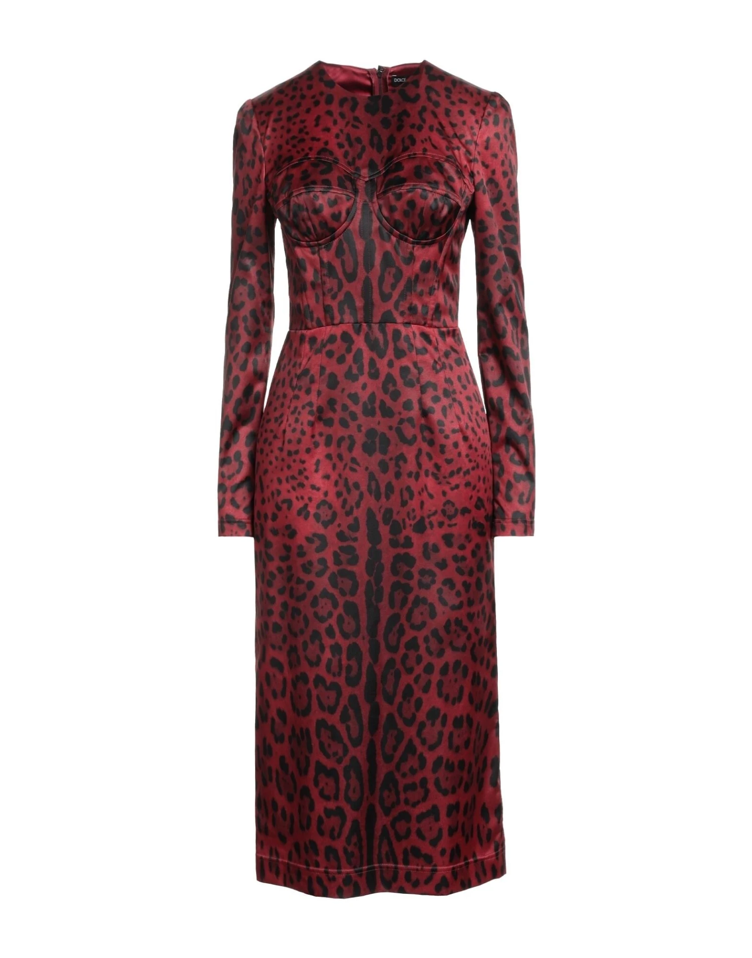 DOLCE & GABBANA Rosso Vestito Midi 3 DOLCE & GABBANA Rosso Vestito Midi