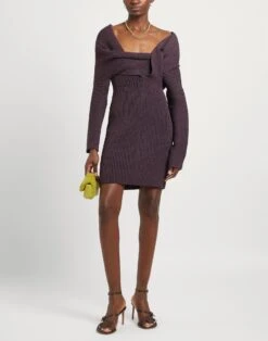 BOTTEGA VENETA Viola Scuro Vestito Corto -Marni Gabbana Outlet 15242613hx 14 e