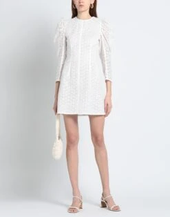PHILOSOPHY Di LORENZO SERAFINI Bianco Vestito Corto -Marni Gabbana Outlet 15245530mp 14 r