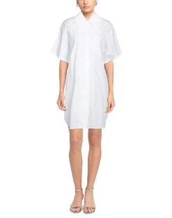 MAX MARA Bianco Vestito Corto -Marni Gabbana Outlet 15245755ko 14 r