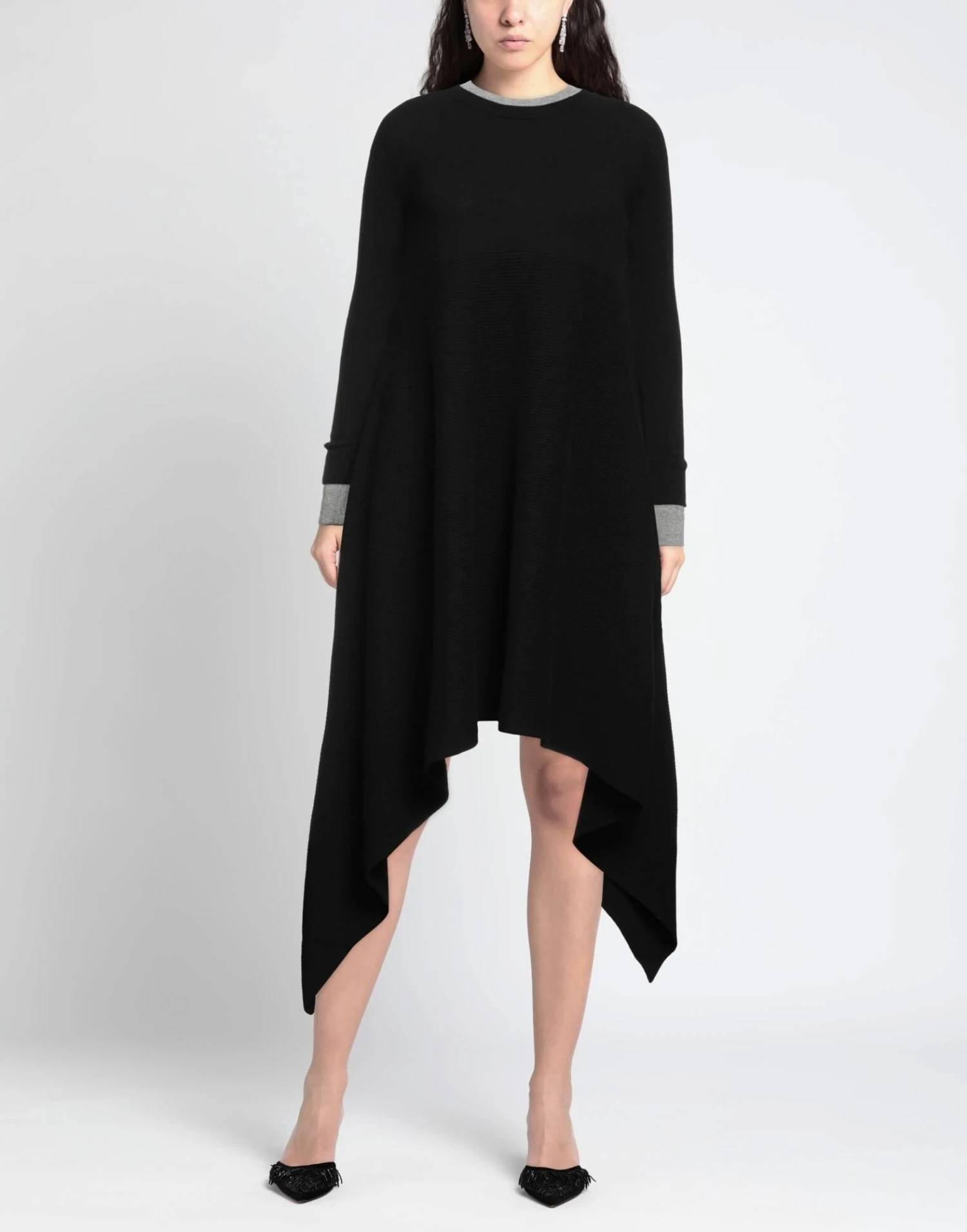 ALEXANDER MCQUEEN Nero Vestito Corto 4 ALEXANDER MCQUEEN Nero Vestito Corto - immagine 2