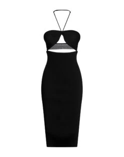 NENSI DOJAKA Nero Vestito Midi