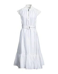 ALEXANDER MCQUEEN Bianco Vestito Midi