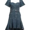 ALEXANDER MCQUEEN Blu Vestito Corto