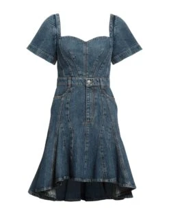 ALEXANDER MCQUEEN Blu Vestito Corto