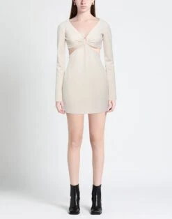 JUST CAVALLI Beige Vestito Corto -Marni Gabbana Outlet 15263994jw 14 r