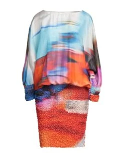 DRIES VAN NOTEN Arancione Vestito In Seta