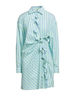 MSGM Celeste Vestito Chemisier