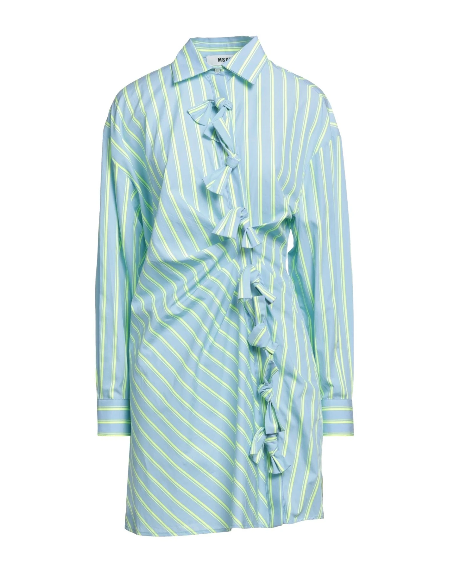 MSGM Celeste Vestito Chemisier 3 MSGM Celeste Vestito Chemisier