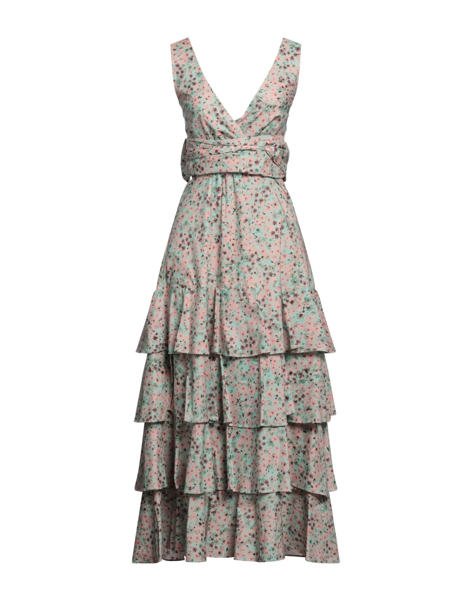 WEILI ZHENG Turchese Vestito Lungo 3 WEILI ZHENG Turchese Vestito Lungo