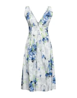 PHILOSOPHY Di LORENZO SERAFINI Blu Vestito Midi