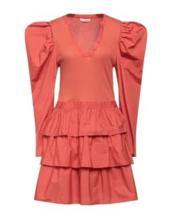 ULLA JOHNSON Ruggine Vestito Corto