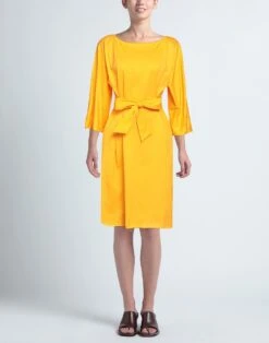 MAX MARA Giallo Vestito Da Ufficio -Marni Gabbana Outlet 15268634ds 14 r