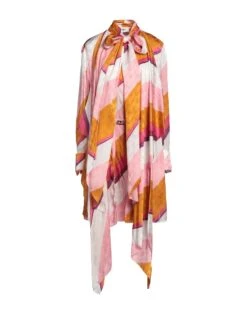 FENDI Arancione Vestito In Seta