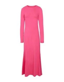 8 By YOOX Fucsia Vestito Lungo