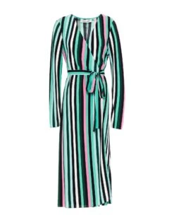 DIANE VON FURSTENBERG Verde Chiaro Vestito Midi