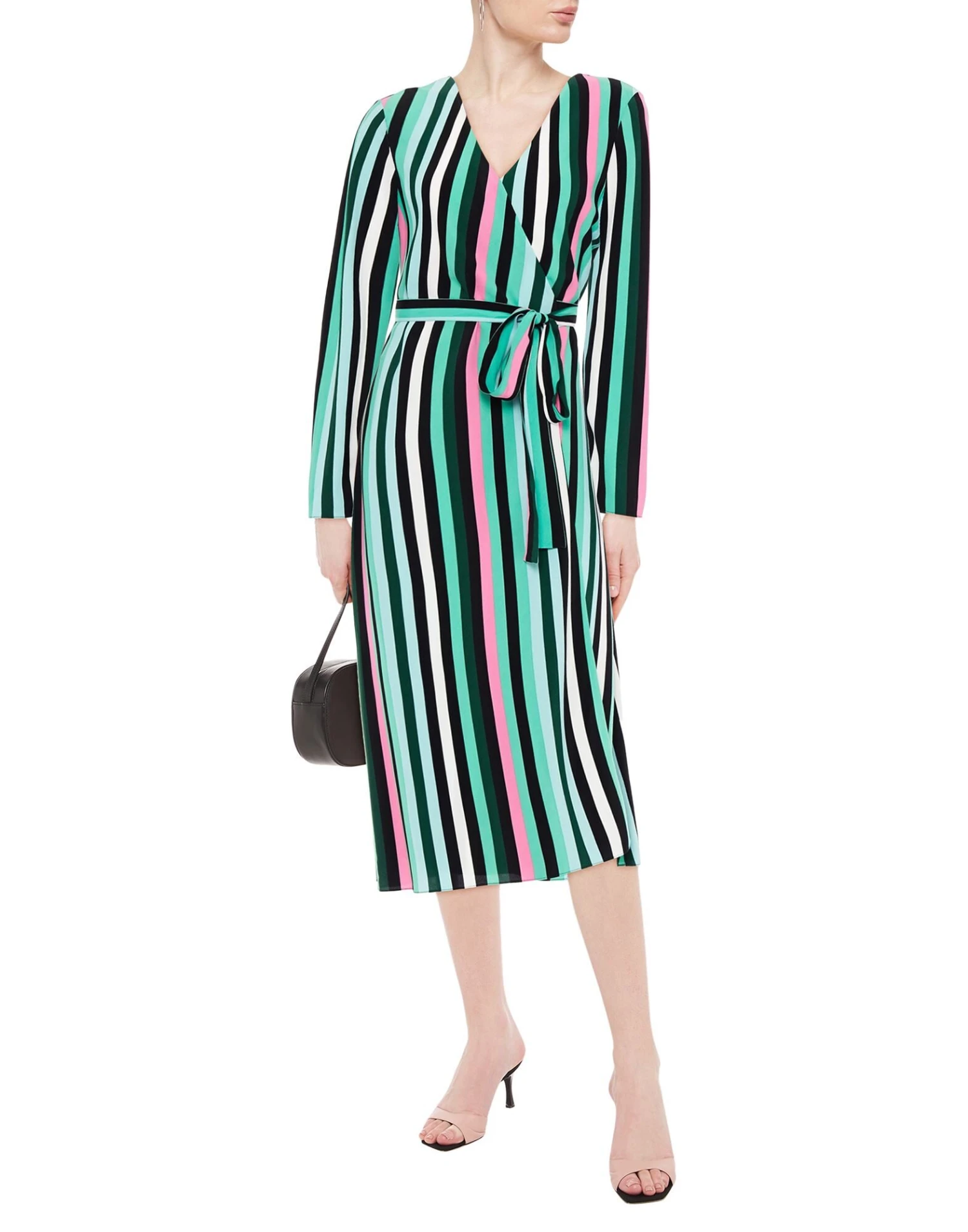 DIANE VON FURSTENBERG Verde Chiaro Vestito Midi 4 DIANE VON FURSTENBERG Verde Chiaro Vestito Midi - immagine 2
