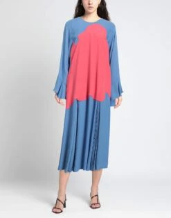 VALENTINO Carta Da Zucchero Vestito In Seta 5 VALENTINO Carta Da Zucchero Vestito In Seta -Marni Gabbana Outlet 15272054lc 14 e