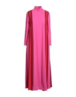 VALENTINO Fucsia Vestito In Seta