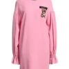 MOSCHINO Rosa Vestito Corto -Marni Gabbana Outlet 15273980kv 14 f