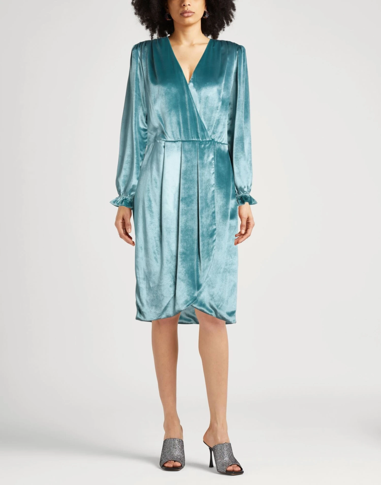 BLUMARINE Turchese Vestito Midi 4 BLUMARINE Turchese Vestito Midi - immagine 2