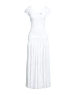 ALAIA ALAÏA Bianco Vestito Lungo