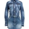 DSQUARED2 Blu Vestito Corto -Marni Gabbana Outlet 15276789ms 14 f