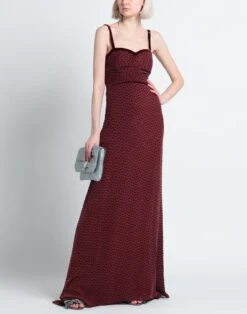 VALENTINO Bordeaux Vestito Elegante -Marni Gabbana Outlet 15276830iw 14 r
