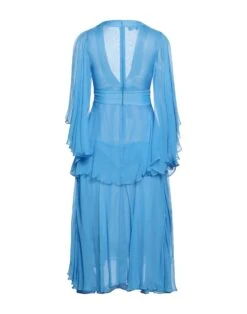 ROCHAS Azzurro Vestito In Seta -Marni Gabbana Outlet 15278686pw 14 r