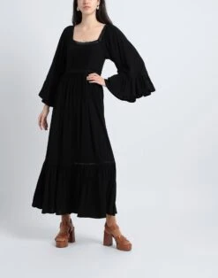 See By Chloé SEE BY CHLOÉ Nero Vestito Lungo -Marni Gabbana Outlet 15278845ej 14 r