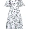 BLUMARINE Bianco Vestito Midi -Marni Gabbana Outlet 15280592jp 14 f