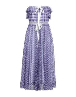 PHILOSOPHY Di LORENZO SERAFINI Viola Chiaro Vestito Midi