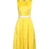 MOSCHINO Giallo Vestito Midi -Marni Gabbana Outlet 15281665xe 14 f