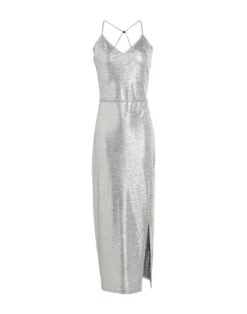 CALVIN KLEIN Platino Vestito Elegante