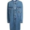 CALVIN KLEIN JEANS Blu Vestito Chemisier -Marni Gabbana Outlet 15283333mp 14 f